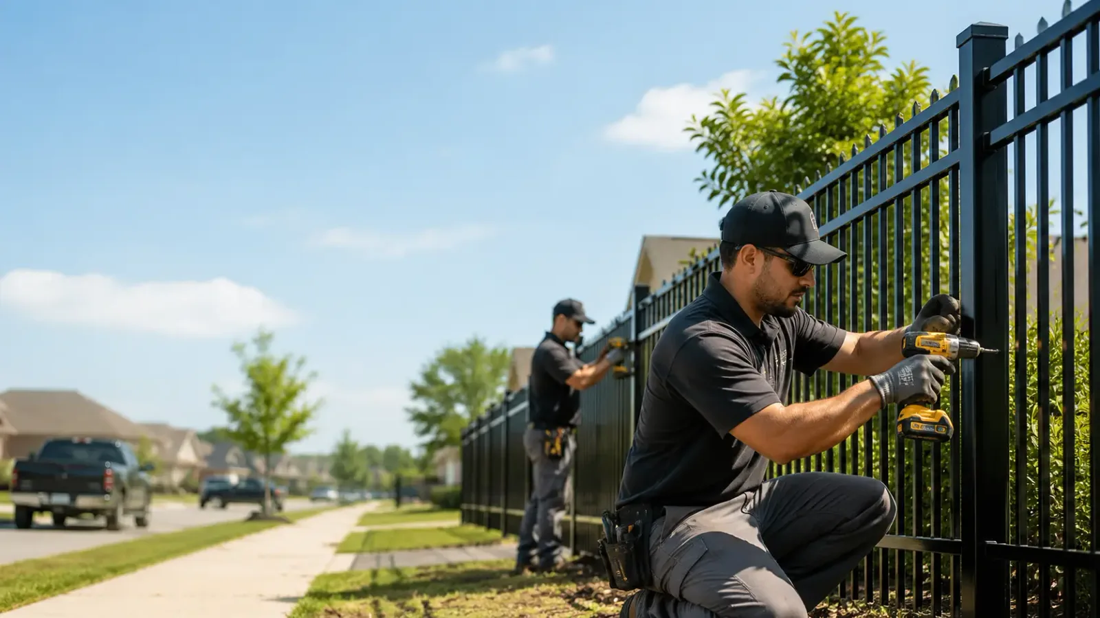 Metal Fence Installation in Pinehurst, TX